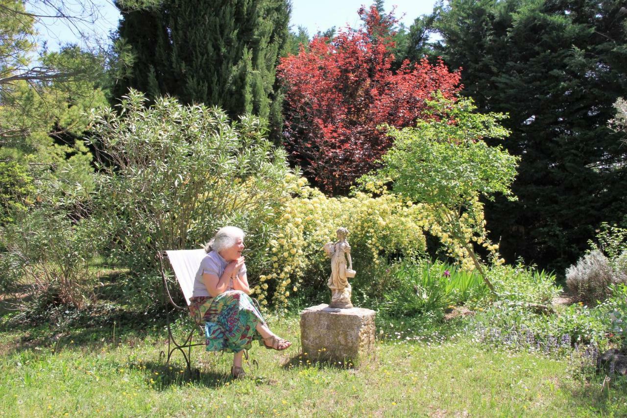 Gite Derriere Les Oliviers -Le Mas De La Cigale Bleue Caumont-sur-Durance Buitenkant foto